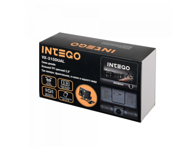 Видеорегистратор VX-315 DUAL Трёхкамерная