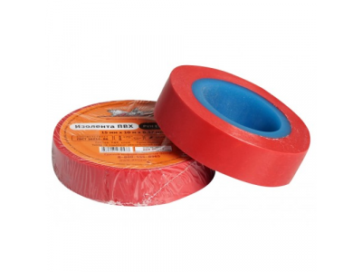 Изолента ПВХ, красная, 15 мм, 10 м AIRLINE от Airline Изолента ПВХ, красная, 15 мм, 10 м AIRLINE