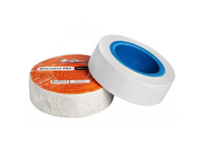 Изолента ПВХ, белая, 19 мм, 10 м AIRLINE от Airline Изолента ПВХ, белая, 19 мм, 10 м AIRLINE