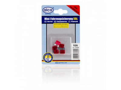 Предохранители флажковые мини 10А, (5 шт.) от ALCA Предохранители флажковые мини 10А, (5 шт.)