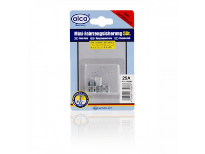 Предохранители флажковые мини 25А, (5 шт.) от ALCA Предохранители флажковые мини 25А, (5 шт.)