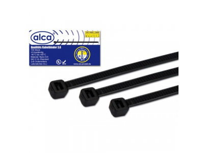 Хомут—стяжка кабельная пластиковая W-3.6 L-200 от ALCA Хомут—стяжка кабельная пластиковая W-3.6 L-200