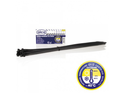 Хомут—стяжка кабельная пластиковая W-4.8 L-460 от ALCA Хомут—стяжка кабельная пластиковая W-4.8 L-460