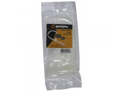 Хомут нейлоновый 3,6*180 Б (100шт) от Вихрь Хомут нейлоновый 3,6*180 Б (100шт)