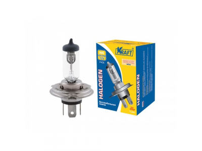 Автолампа H4 12v 60/55w (P43t) от KRAFT Автолампа H4 12v 60/55w (P43t)