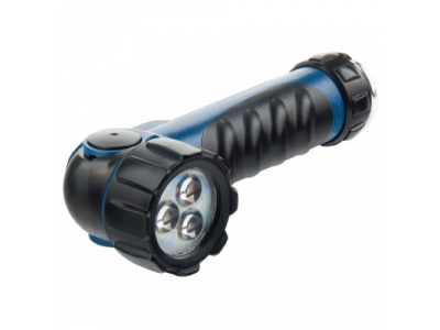 Фонарь светодиодный, противоударный, влагозащищённый, 3 ярких Led, 2хLR20// Stern