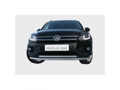 Защита переднего бампера труба d60/60 двойная,Volksvagen Tiguan Track&Field Track&Style 2011-, VWTI.48.1403 от SOUZ96 Защита переднего бампера труба d60/60 двойная,Volksvagen Tiguan Track&Field Track&Style 2011-, VWTI.48.1403